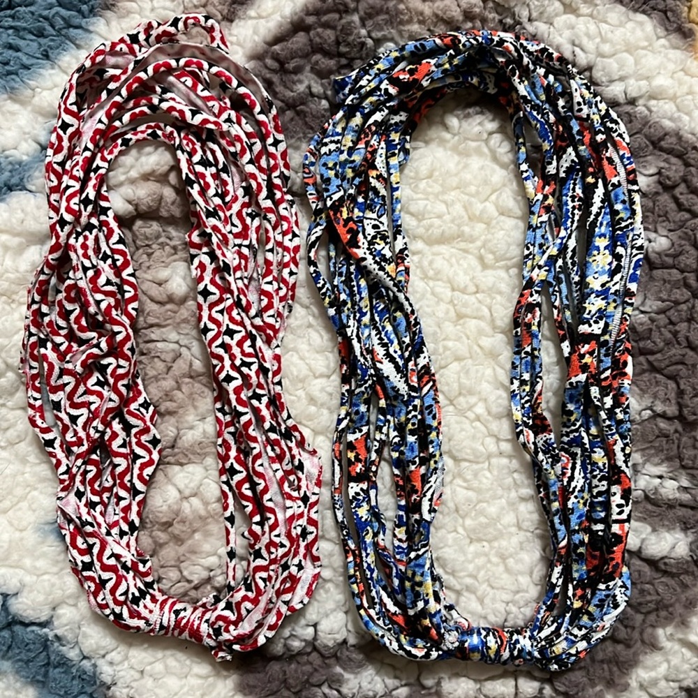 Multi-strand headbands (set of two)